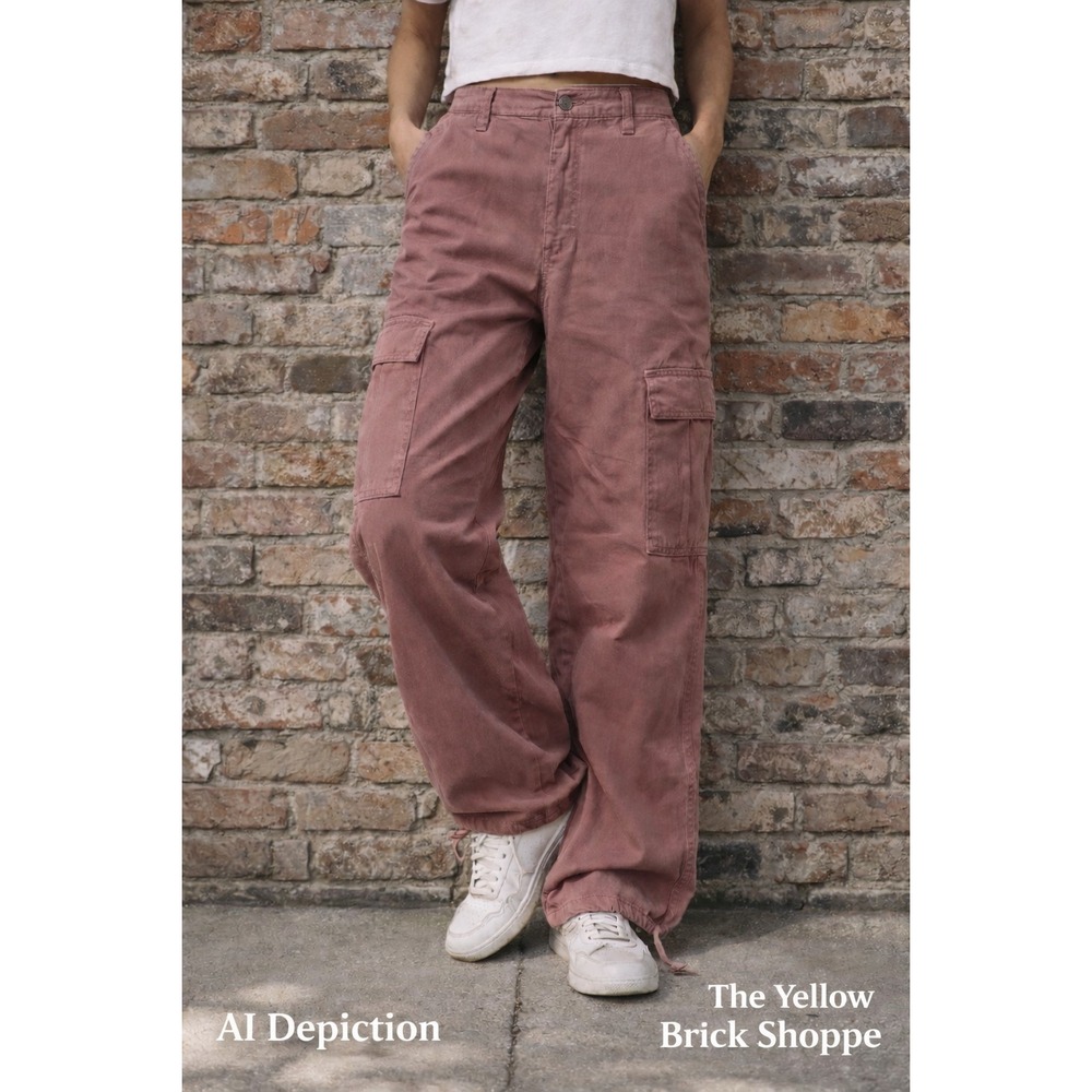 Levi's '94 Baggy Cargo Pants Mauve Rose 32x30 Mid Rise NWT